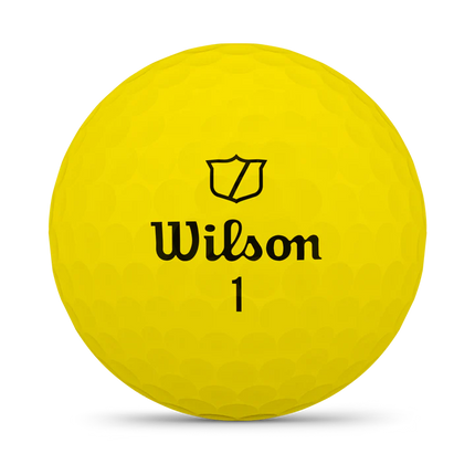 Wilson Triad - golfballen onbedrukt - Geel