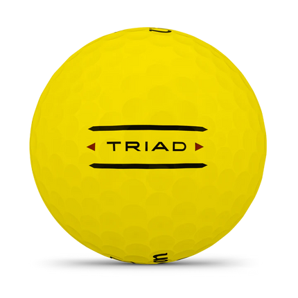 Wilson Triad - golfballen onbedrukt - Geel