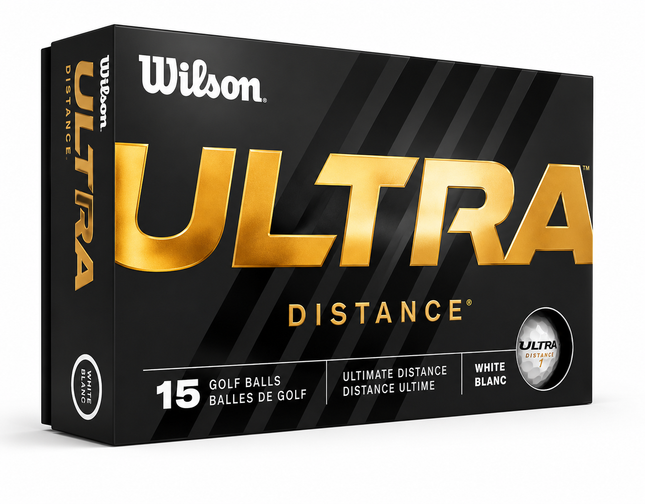 Wilson Ultra Distance - golfballen bedrukken - Wit